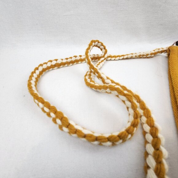 Handmade Woven Crossbody Bags Set | Greek Key Tribal Pattern Boho Tassel Accent - Picture 5 of 16